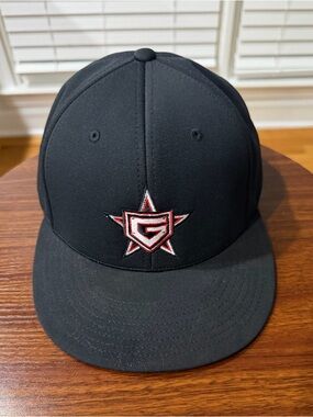 Pulse Black Basebsll Hat with Yellow Accent Branding